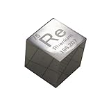 1 pz 10 * 10 * 10 millimetri metallic rhenium periodic table cube re 99,99% puro rhenium cube collezione di elementi meravigliosi artigianato