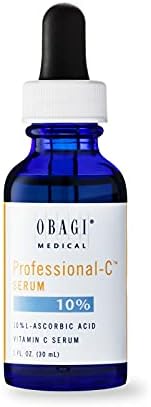 Obagi Vitamin C Serum 10% - Professional C Serum Skin Care – Contains Concentrated L Ascorbic Acid - Helps Minimize the Appearance of Wrinkles, Brightens Skin, and Retains Moisture- 1.0 Fl Oz.