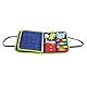 Dementia Sensory Toy, Fidget Blanket Druckentlastungstuch Beruhigende und Tröstende Demenz-Aktivitäten Busy Board für Alzheimer-Patienten