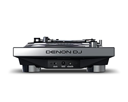 Denon DJ VL12 PRIME | Professional Turntable with True Quartz Lock & RGB LED Light Ring,BLACK