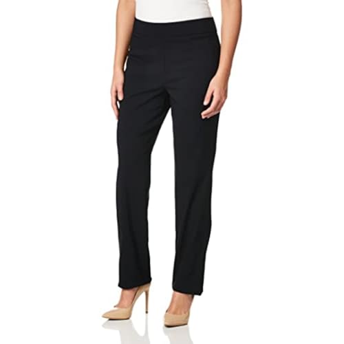 Briggs New York Women's Super Stretch Millennium Welt Pocket Pull on Career Pant (Average & Short & Tall Length)2