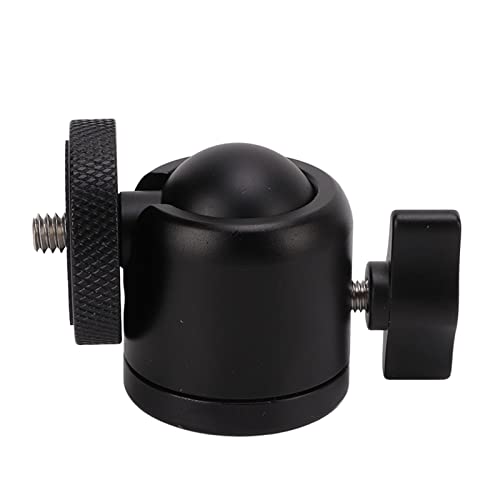 Cryfokt Aluminiowy Adapter Głowicy Statywu z Obrotem 360° | Lekka, trwała, kompatybilna z 1/4 cala i 3/8 cala, przenośna