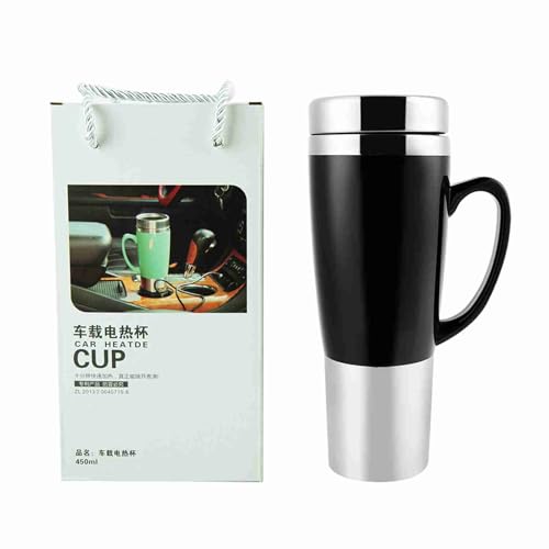 Hervidor eléctrico portátil para auto 12V, 450ml miniatura 5