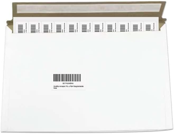 4000 FBA Shipping Labels - 40 Labels Per A4 Sheet (100 Sheets) Self-Adhesive White Stickers For Laser/Inkjet
