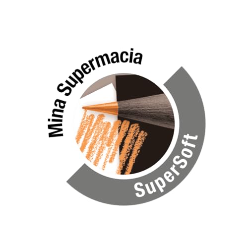 EcoLápis de Cor Faber-Castell, Supersoft Tons Frios, 120715SOFTCF, 15 cores