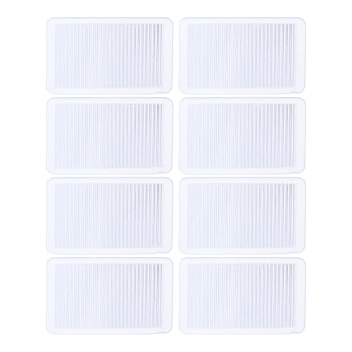 KOCKSHION Cuñas Niveladoras para Muebles de Hogar, 8 Piezas de PVC Blanco para Calzar Mesa y Proteger Suelos, Ideales para Uso Doméstico