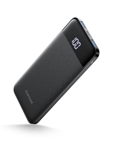 Charmast Batteria esterna 10400mAh 5V/3A Power Bank USB C con