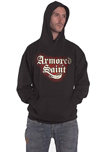Sweat-shirt à capuche March of The Saint Accept Armored Saint noir pour homme
