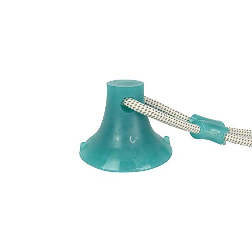 Brinquedo Cabo De Guerra Com Ventosa Interativo Para Cães Verde