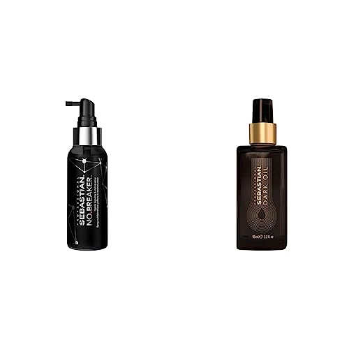 Sebastian Professional No Breaker Spray híbrido Antirotura y cuerpo y Aceite Dark Oil Hidrata y Suaviza
