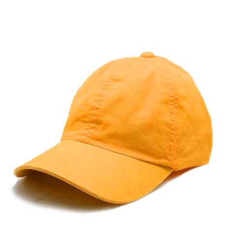 Boné Liso Masculino Feminino Unissex Sarja Aba curvada Com Regulagem De Tamanho (Amarelo)