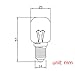 2 Pack, Fulfilled by Amazon, WSDCN E14 T25 25W 120V 120 Volt 125V 110V~130V Oven Light Bulb Heat Resistant Bulb 300'C