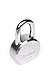 Sesamee 93601 Large Rekeyable Round Body Solid Steel Padlock with 1" Boron Shackle, Keyed Alike - 6 Pack