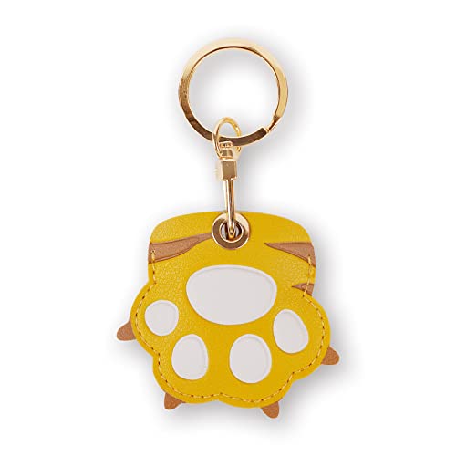Image of Leather Keychain Case Holder Compatible with Apple AirTag, GPS Airtag Keychain Finder Tracker with Key Ring, Anti-Scratch Protective Air Tag Cover | Leather