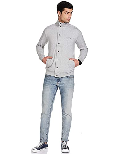 Image of Zuperb Men's Fleece Solid Regular Jacket