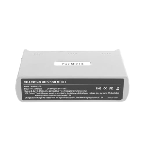 Cargador de batería para dron con concentrador de carga de vías compatible con serie Mini 2 SE 4