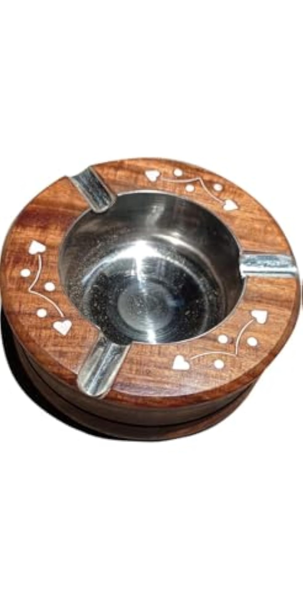 Handcrafted Wooden Ashtray Stylish and Durable