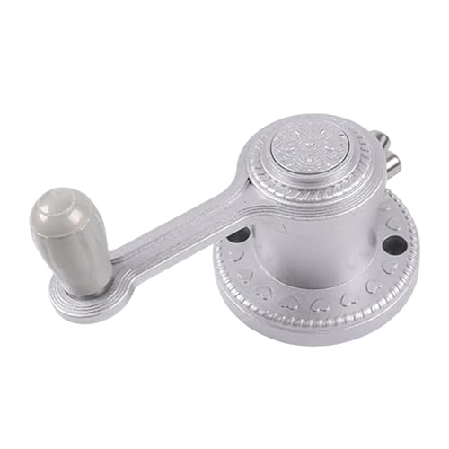 Yajuyi Accesorio para Percha de Ropa con Manivela, Repuestos para Tendedero de Ropa para Balcón, Pieza para Percha Elevadora de Ropa con Manivela, Plata, Individual