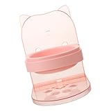 Yardwe Cat Raised Bowl Elevated Pet Feeding Bowl Spill-Resistant Design for Small Dogs Cats Easy to Clean