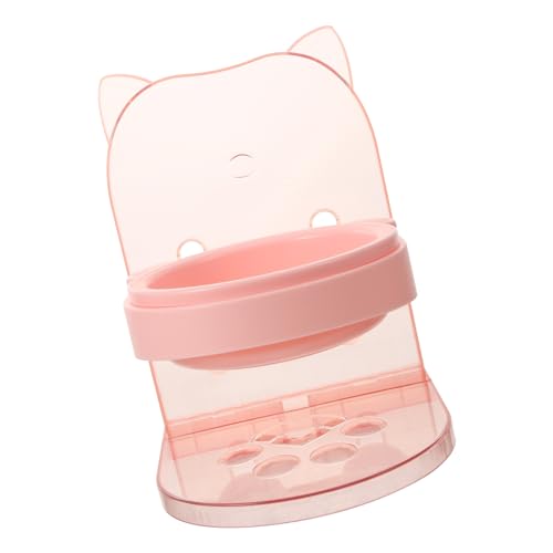 Yardwe Cat Raised Bowl Elevated Pet Feeding Bowl Spill-Resistant Design for Small Dogs Cats Easy to Clean