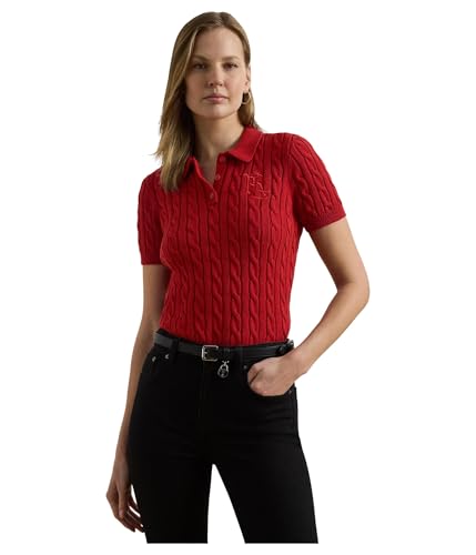 Lauren Ralph Lauren Women's Petite Cable-Knit...