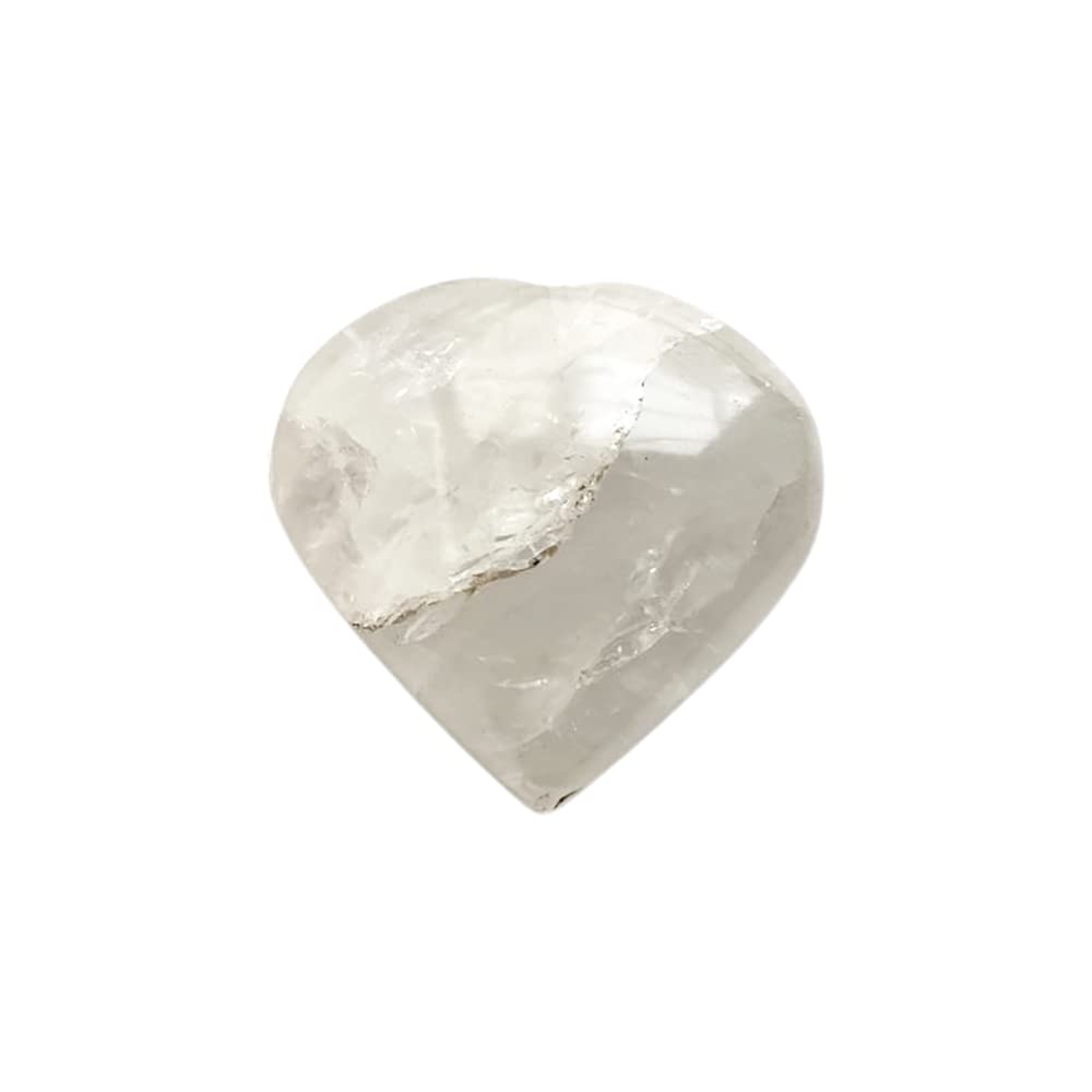 VIEVIE Crystal Heart, 5cm, Clear Quartz, Natural, One Size