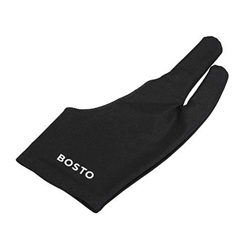 Luva de dois dedos para desenho Btuty, tamanho livre, compatível com tablets de desenho gráfico da W