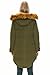 Orolay Women's Thickened Down Jacket Winter Warm Down Coat ArmyGreen