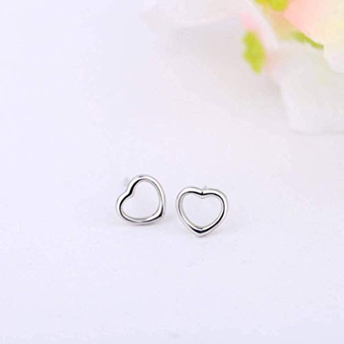Boucles d'oreilles pour femmes et filles - Bijou simple cœur mignon - 3