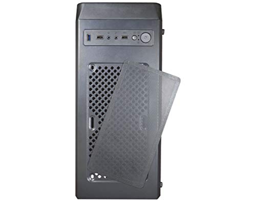 GABINETE GAMER K-MEX CG-08G8 INFINITY POLYGON ARGB C/ FANS PRETO - CG08G8RH003CB0X, black, 42935