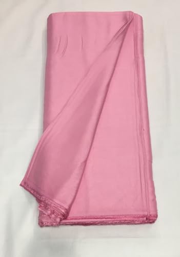 Image of BKRKJ Women's Rayon Cotton Unstitched Fabric by Meter for Sewing Suit Salwar Chudidar Patiyala Kurti Shirt Kameez Blouse Kurta Pyjama (4 Meter, Light Pink)