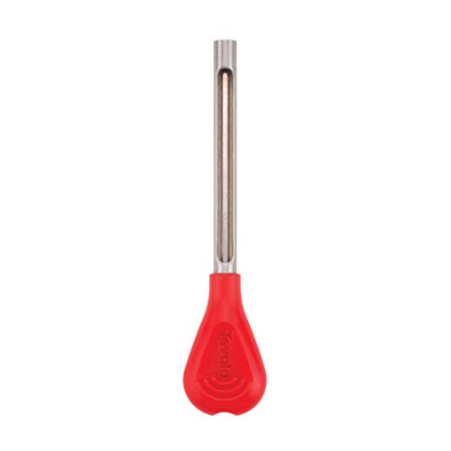 Image of Tovolo Strawberry Huller, Stainless Steel Fruit Huller & Pitter, Reusable Strawberry Stem Remover With Easy-Grip Handle, Dishwasher-Safe & BPA-free