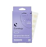 Curology Emergency Spot Pimple Patches for Face, Hydrocolloid Pimple Patches Fast-Acting, 40 Count