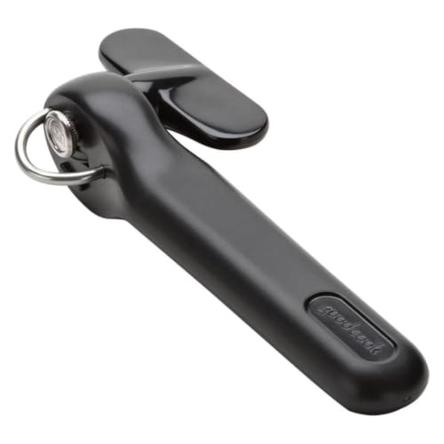 GoodCook Safe-Cut Can Opener with Easy Turn Knob, Black