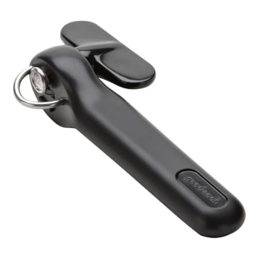 Good Cook Can Opener, Safe Cut Manual Can Opener, no Sharp Can Edges, Black