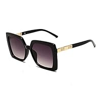 ELEGANTE Jewel-Detail Frames Square Oversized Sunglasses for Women