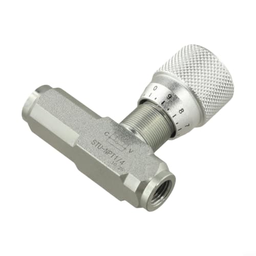Vanne de contrôle du débit hydraulique à joint unidirectionnel robuste - 6