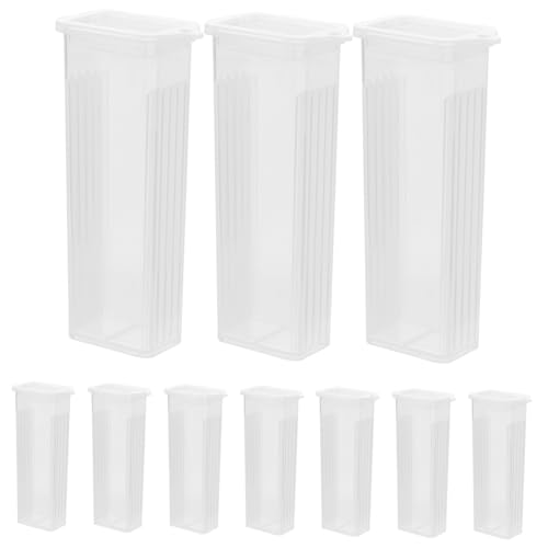 KICHOUSE 10 Pcs Microscope Slide Storage Box Pathological Slide Mailers Slide Holder Case for Slides