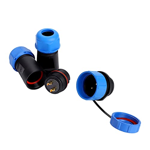 Conector Aviación IP68 SP21 2 pines miniatura 1