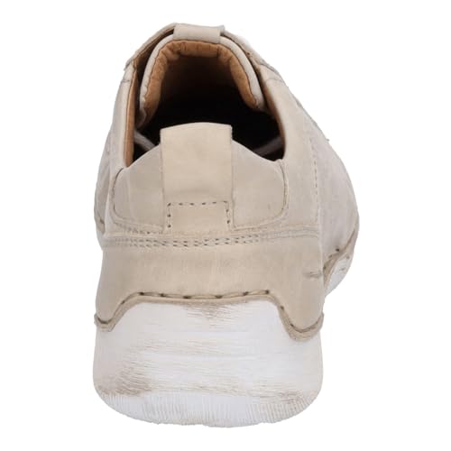 Image of Josef Seibel Fergey 56 Sneakers for Women - Full Grain Leather Construction - Padded Insole - Flexible Outsole Creme Capri EU 42 (US Women's 11) M