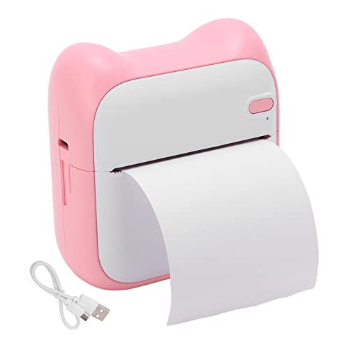 ZAKVOP Mini Drucker Für Smartphone, Mini Tragbare Fotodrucker, Mini Pocket Printer, Bluetooth Thermodrucker Für IOS Und Android, Aufkleber Drucker Für Journal, Notizen, Liste, Memo - Blau