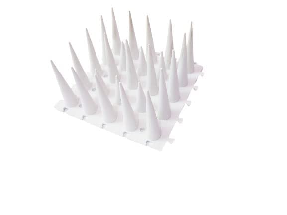 ISVARI - Bird Spikes, Pigeon Control Spikes for Outdoor AC Balcony Railing Window Home Protection from Pigeon Dog Monkey Cat (Bird Spikes 50 Pcs, White) (B0CM2863XG) Amazon Price History, Amazon Price Tracker