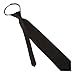 Men's - Black - Zipper Tie