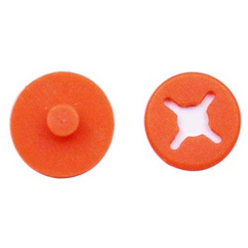 MUMIAO 20 Couples Running Bib Clips Fixing System Race Marathon Number Buckles Fasteners Holders (Orange)