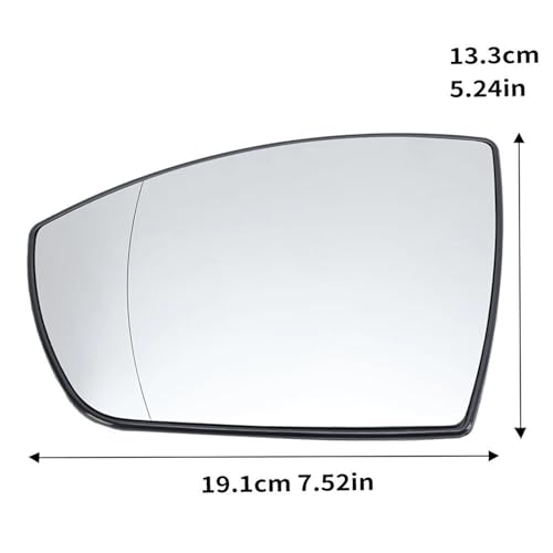 Miroir cassé ? Glace rétroviseur chauffant gauche S-Max Galaxy 2006-2015 - 3