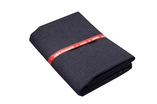 Image of Abhi Fashion Men's Cotton Feel Blend Formal Unstitched Combo Trouser Fabric For Men (Pack Of 2)