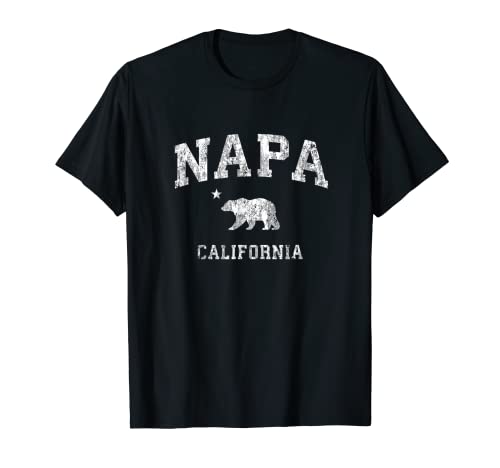 Napa California CA - Diseño deportivo vintage envejecido Camiseta