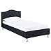 Produktbild CARO-Möbel Polsterbett Biarritz Einzelbett Jugendbett 90 x 200 cm mit Lattenrahmen