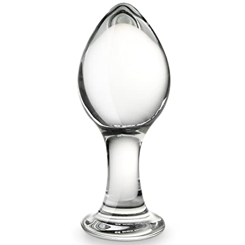 Sxovo Glass Dildo Butt Plug Trainer, G-Spot Stimulator Anal Plug With Push Cone Glass Crystal Anal Dildo Butt Plug Anal Sex Toy For Women Men Masturbation L Sxovo Glass Dildo Butt Plug Trainer, G-Spot Stimulator Anal Plug With Push Cone Glass Crystal Anal Dildo Butt Plug Anal Sex Toy For Women Men Masturbation L