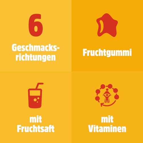 nimm2 Lachgummi Happies – 2 x 325 g – Fruchtgummis mit Fruchtsaft und Vitaminen – Süßigkeit in sechs Geschmacksrichtungen – Ansicht 4
